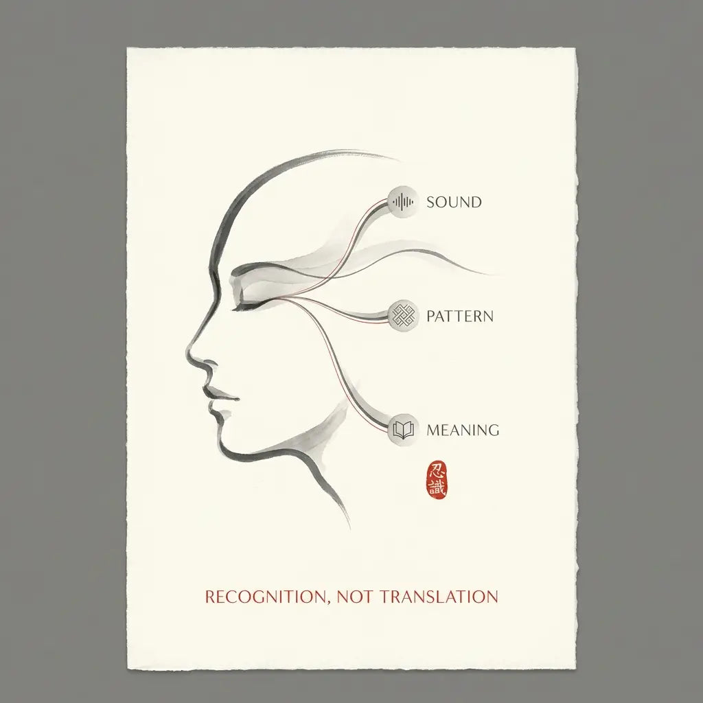 Recognition, not translation